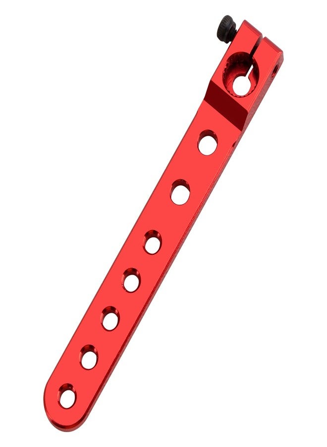 DJX 4PCS Aluminum 25T Servo Arm Horns for All 1:10 2WD/4WD ECX331007 RC Car (Red) - Image 3